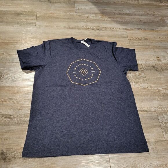 Canvas Weekends to Remember Graphic Tee Shirt Men's Size Large - Picture 1 of 7